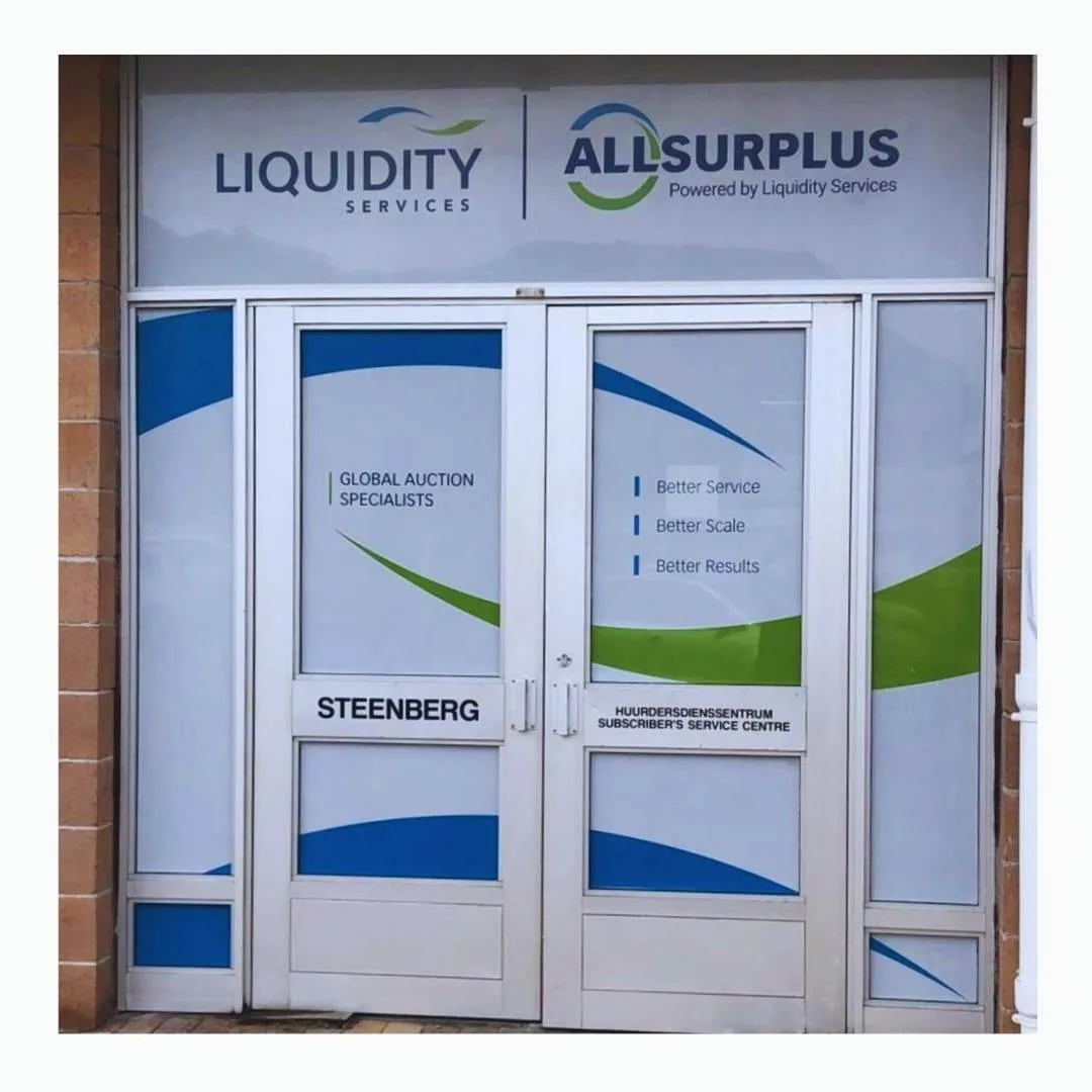 Shopfront branded with full colour Contravision one-way vision vinyl