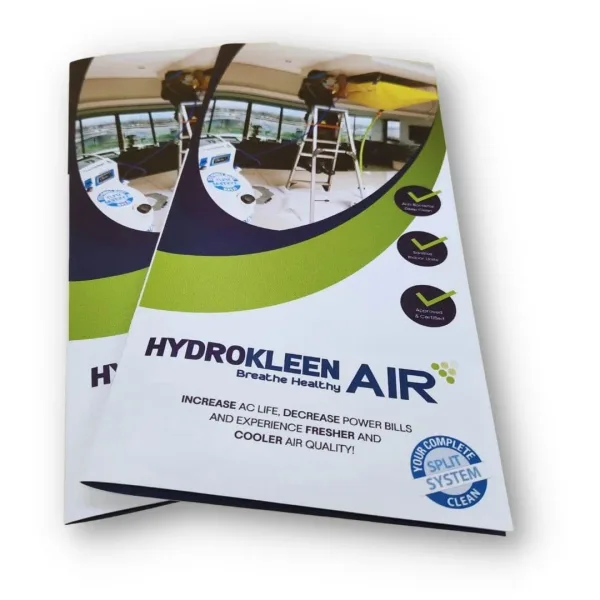 Custom printed folded pamphlets