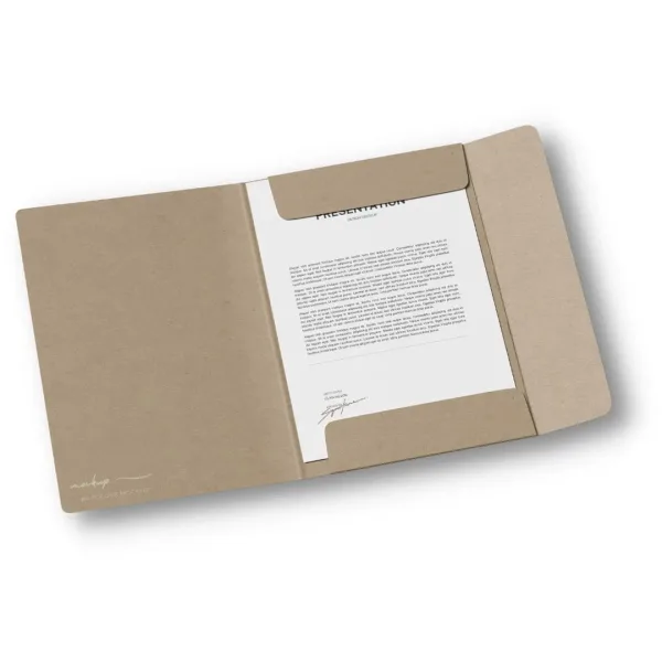 Custom printed presentation folder