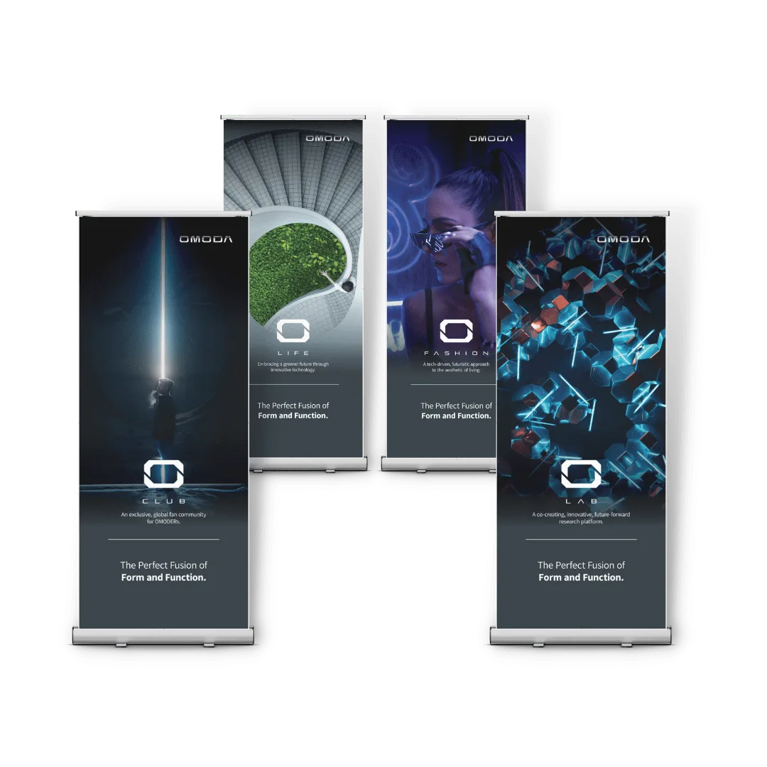 Pull-up banner designed and printed in Cape Town