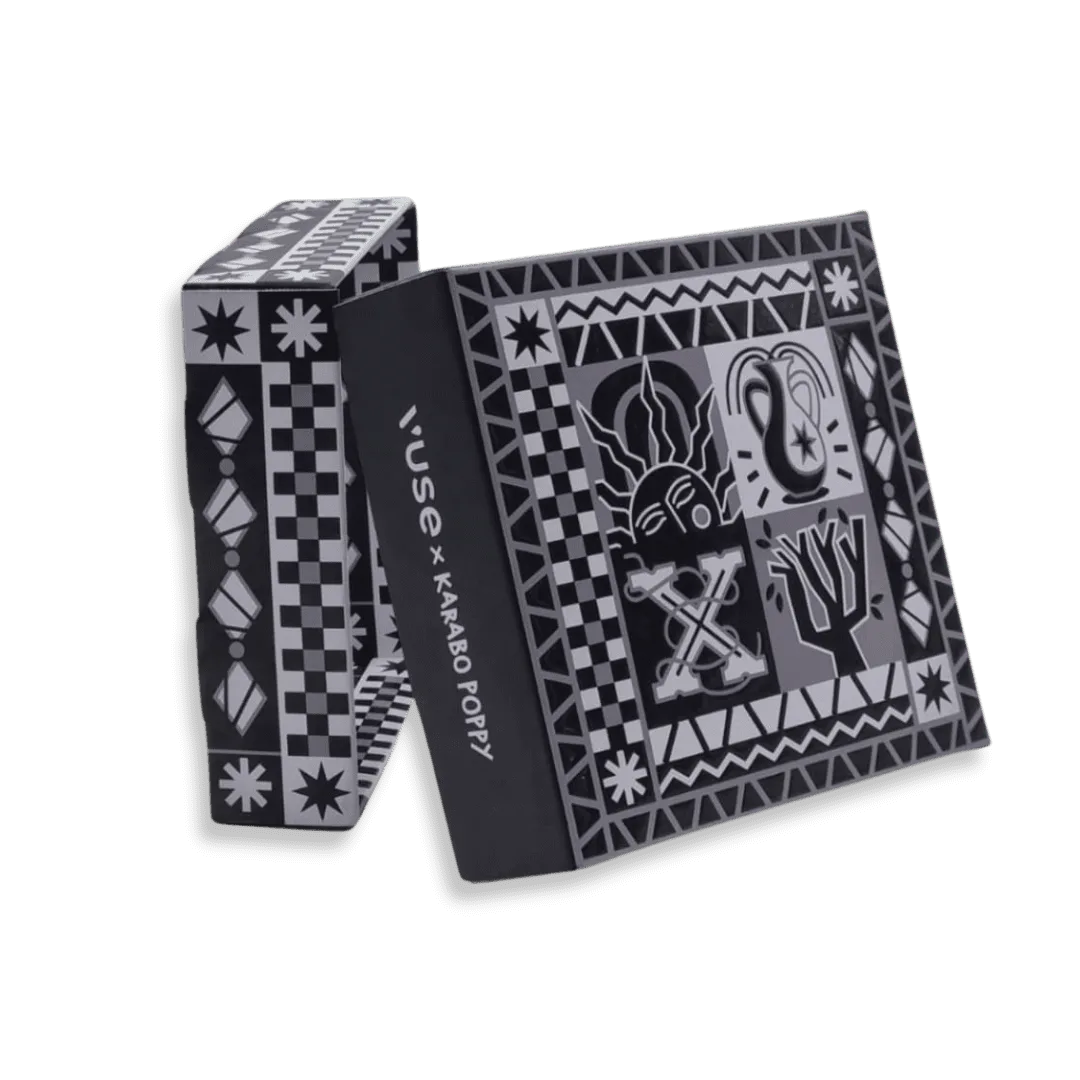 Custom printed patterned rigid presentation box set