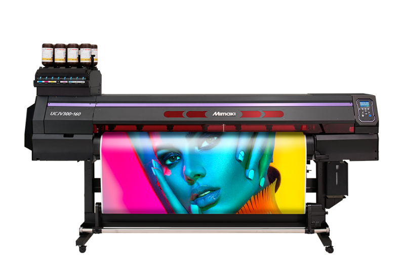 Mimaki roll to roll printer producing large format digital prints in Cape Town