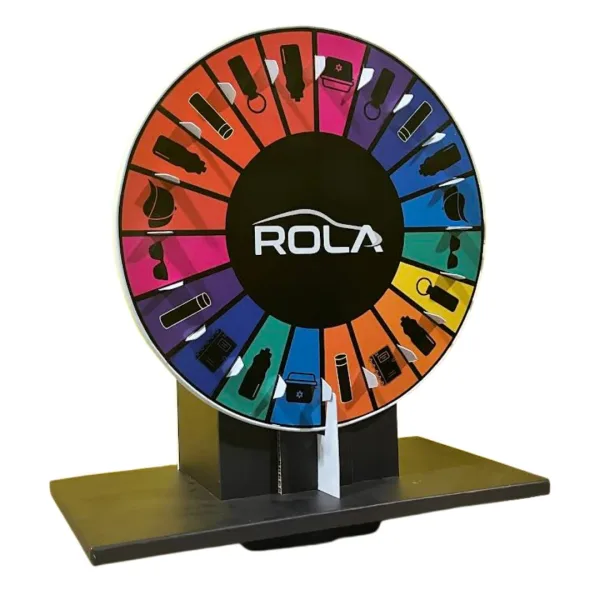 Rola high-contrast desktop promotional spinning wheel