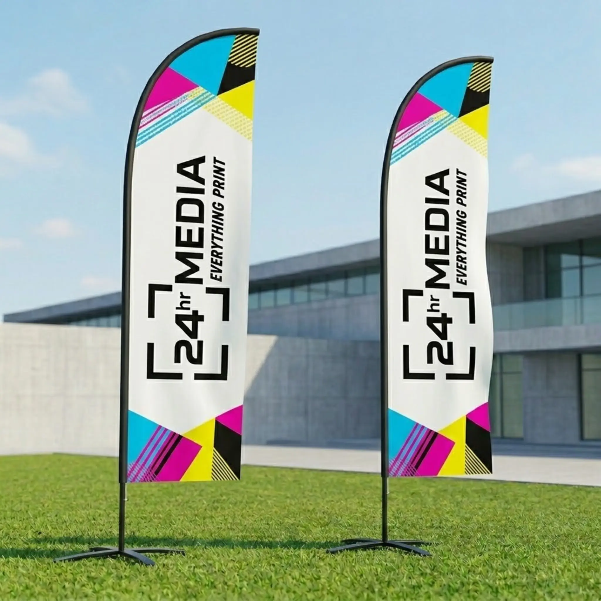 Event Flags and Banners fabric branding displays