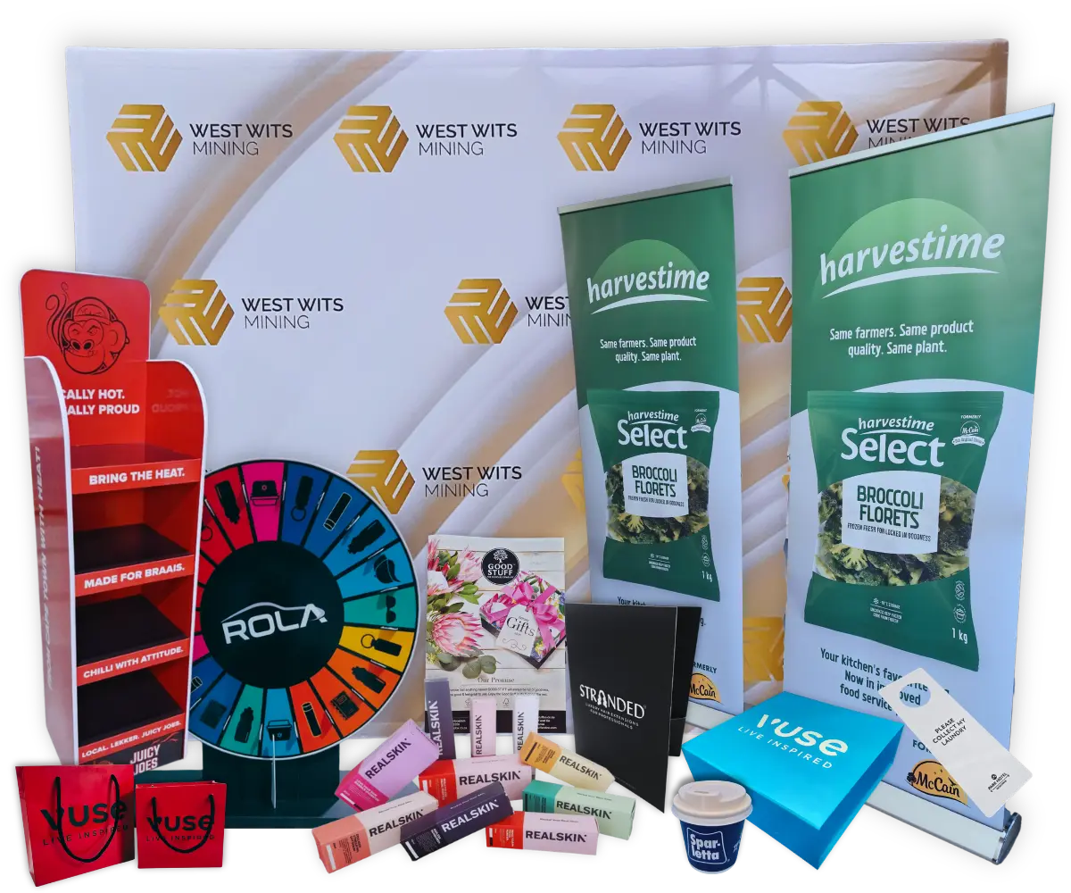 Commercial printing, large format signage, and retail packaging solutions by 24hrMedia Cape Town