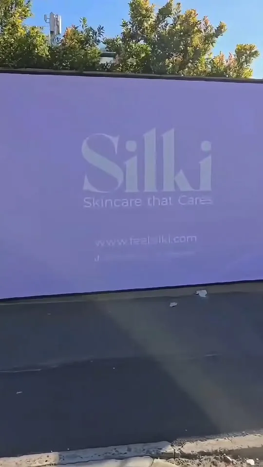 Silki building signage mounted above a shopfront