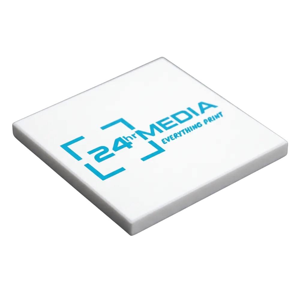 Rigid ABS plastic board swatch for durable indoor and outdoor security signage by 24hrMedia Cape Town