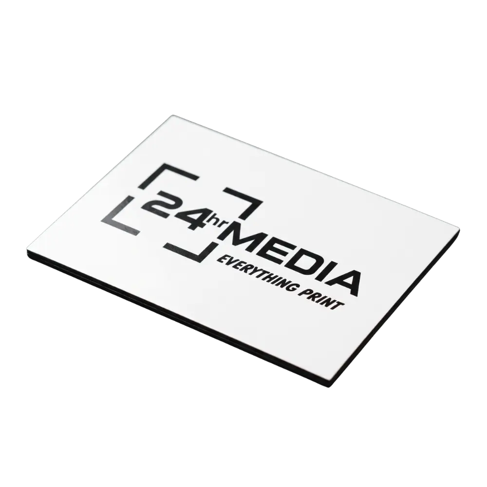 Flexible magnetic sheet printing swatch for custom fridge magnets and vehicle signage by 24hrMedia Cape Town