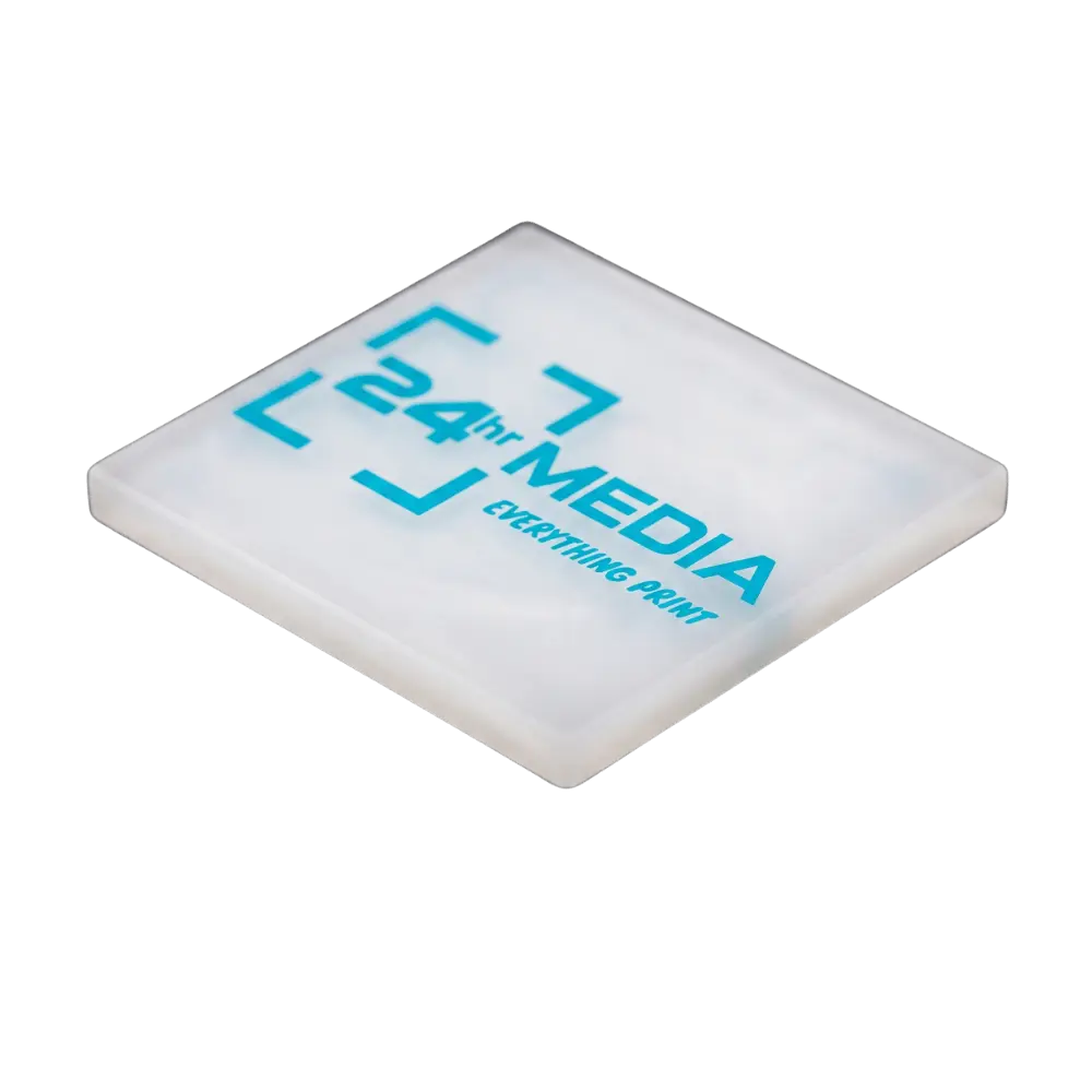 Opal white perspex acrylic sheet swatch for illuminated lightboxes and signage by 24hrMedia Cape Town